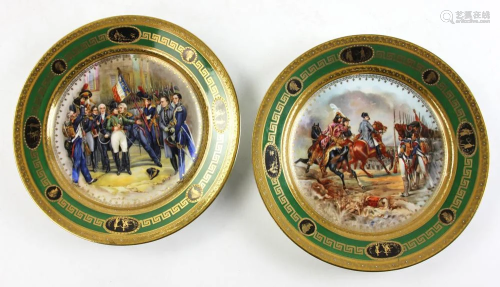 Porcelain Plates with French Revolution Scenes