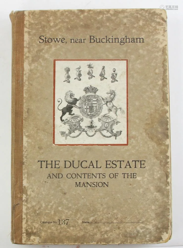The Ducal Estate Auction Catalogue