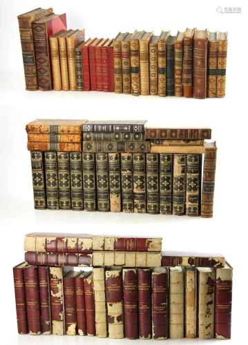 Miscellaneous Collection of Leather Bound Books