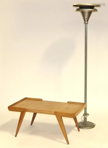 Mid Century Modern Table and Lamp