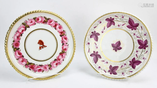 Two Flight Barr and Barr Cake Plates