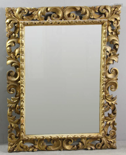 Early 20thC Venetian Carved Mirror