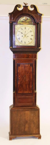 Early English Grandfather Clock