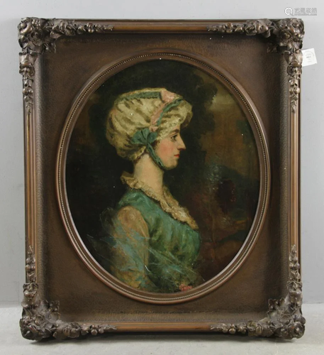 Osnis, Portrait of Elizabeth Bosley, Oil on Canvas