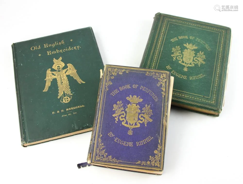 Three 19thC Books on Pefume and Embroidery