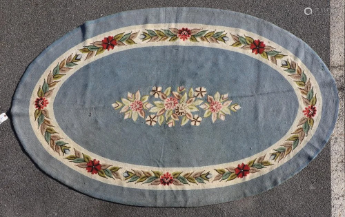 French Style Oval Rug