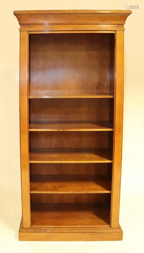 Dark Wood Open Bookshelf