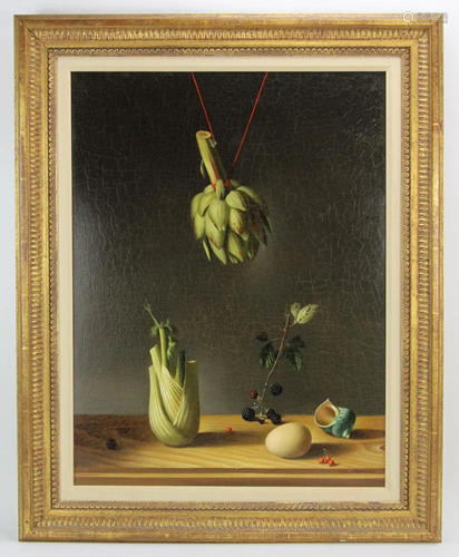 Renard, Still Life of Fruit and Vegetables, Oil on