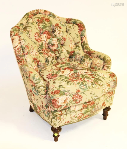 Custom English Style Armchair