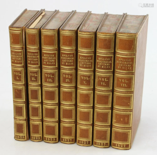 English Historical Letters by Ellis, (7) Volumes