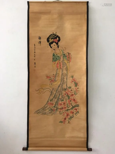 Chinese Ink Color Scroll Painting