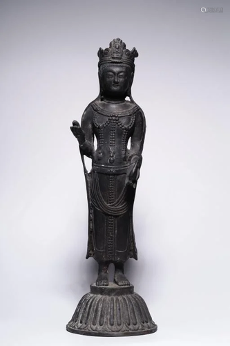 Ming Chinese Bronze Guanyiin