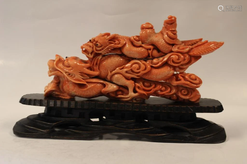 Chinese Coral Group of Dragon