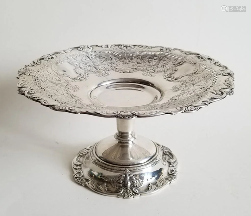 19C Sterling Silver Gorham Tazza