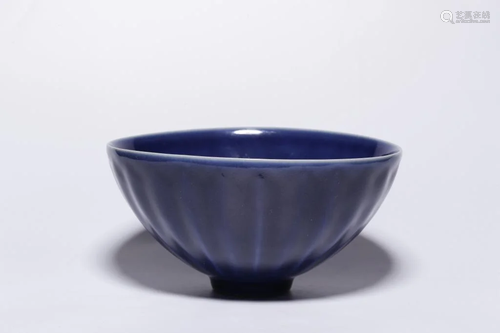 Chinese Blue Glazed Bowl,