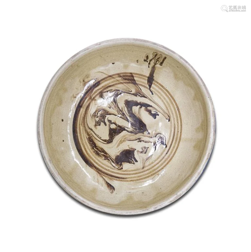 Chinese Changsha Ware Porcelain Plate