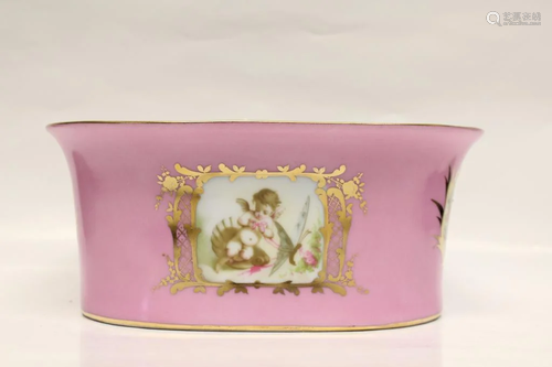 Pink Porcelain Bowl