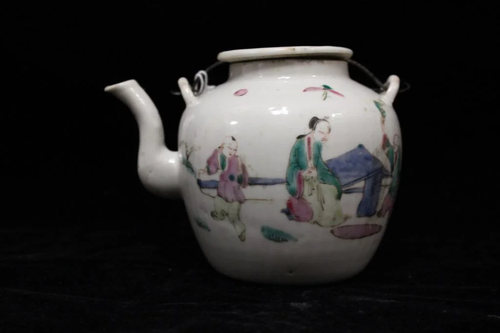 Chinese Famille Rose Porcelain Teapot