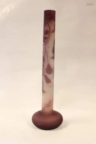 Tall Galle Lavender Vase