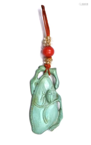 Chinese Turquoise Pendant