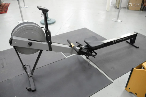 Concept II indoor rower machine. Provenance: Former
