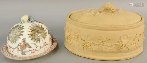 Two piece lot to include Wedgwood covered caneware