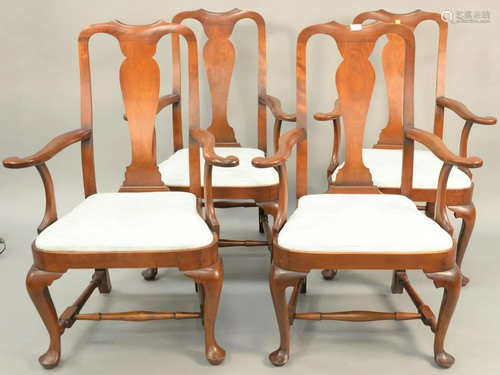 Set of four Eldred Wheeler Queen Anne cherry …