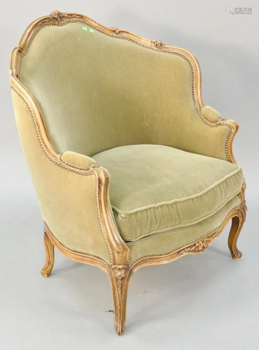 Louis XV style bergere. ht. 39 1/2 in., wd. 34 in.