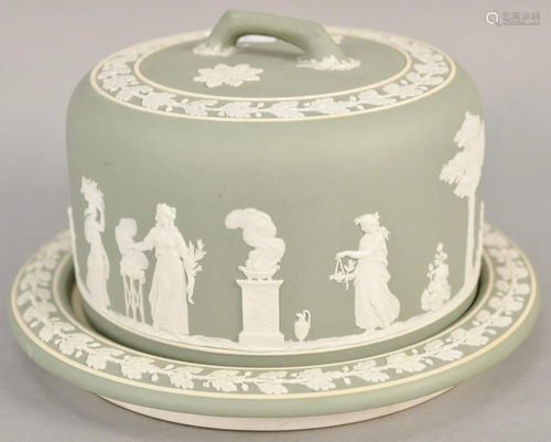 Early Wedgwood covered cheese or cake dish…