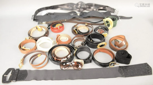Large group of women belts to include Raina black
