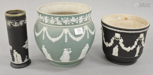 Three piece Wedgwood group to include black and w…