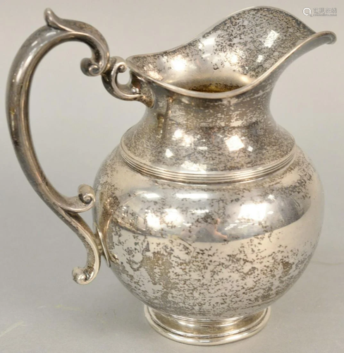 Bigelow and Kennard sterling silver pitcher. 16.3 t.…