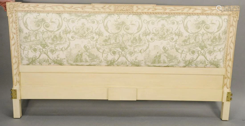 King size headboard with custom upholstery insert …