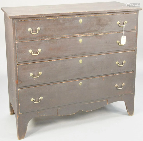 Federal four drawer chest, original hardware in …