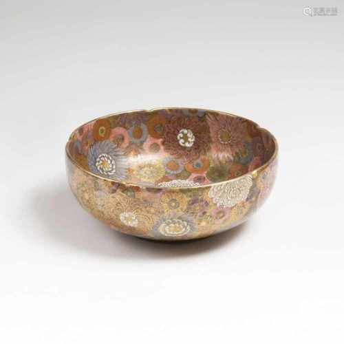A Satsuma Bowl with Fine Millefleurs Decor