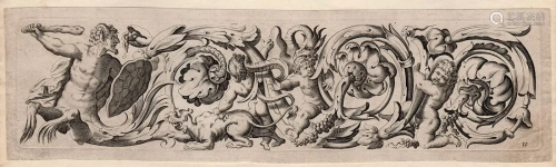 A 1636 GIANCARLI ENGRAVING THE SATYR WITH…