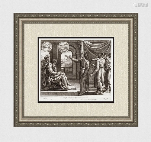 A 1649 RAPHAEL ENGRAVING JOSEPH INTERPR…