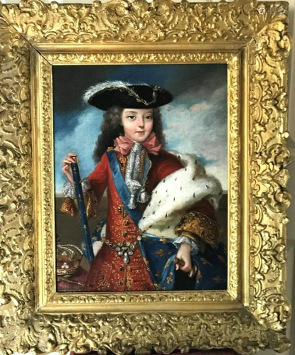 A LOUIS XV KING OF FRANCE 18TH/C OIL PAINTI…