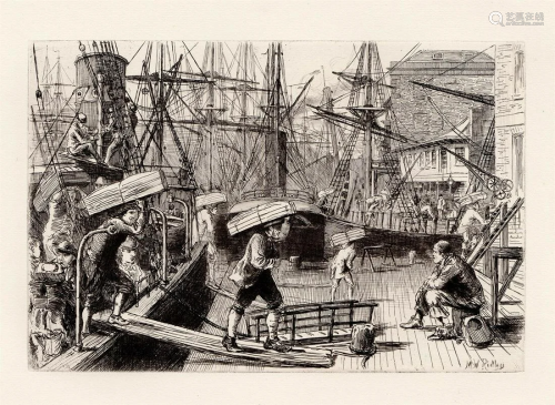 A 1800s MATTHEW ETCHING WORKING ORANG…