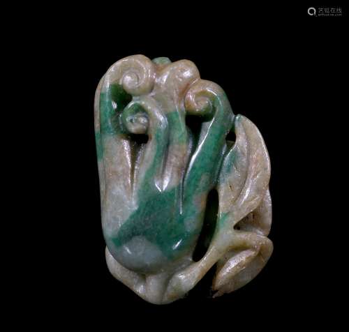 A Chinese Jadeite Carving.