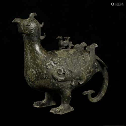 A Chinese Bronze Figure.