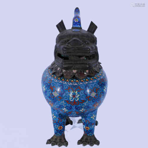 A Chinese Cloisonne Censer.