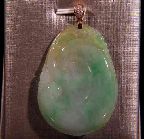 A Chinese Jadeite Pendant.