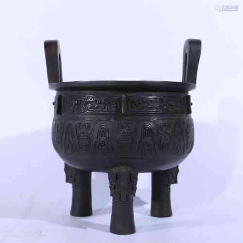 A Chinese Bronze Incense Burner.