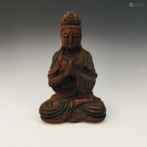 Chinese Eaglewood Buddha Figure