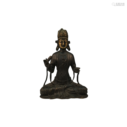 Chinese Bronze Figure Statue