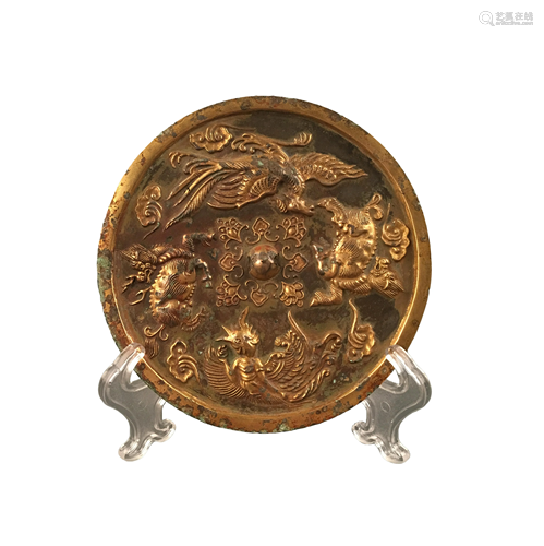 Chinese Gilt Bronze