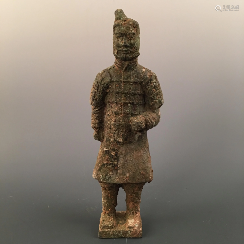 Chinese Bronze Terracotta Warriors Model