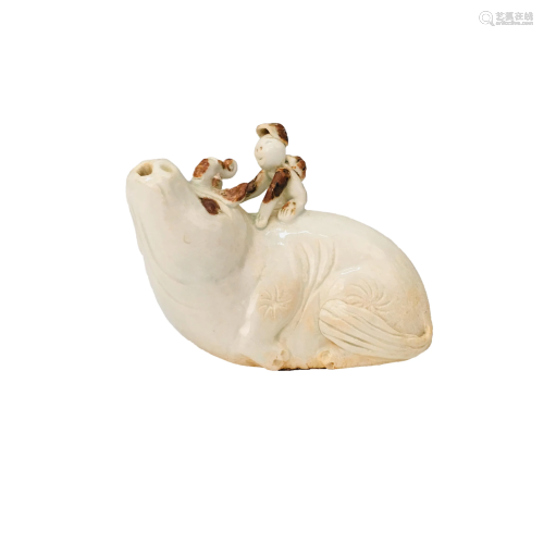Chinese Celadon Glazed Figure