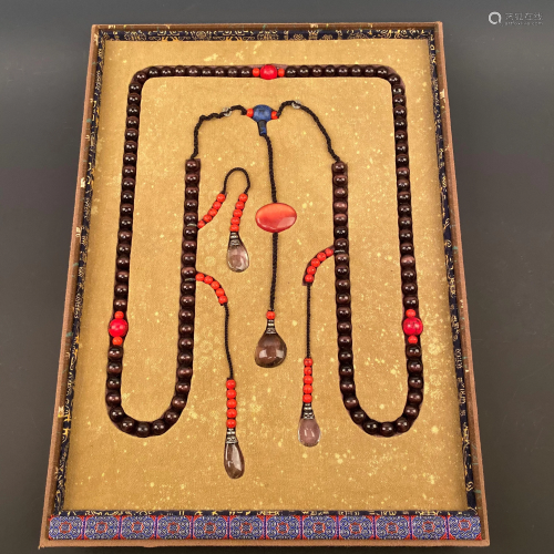 Chinese Qing Dynasty Court Beads Necklace